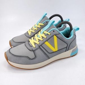 Vionic Rechelle Sneaker Womens Size 8 Gray Yellow Blue